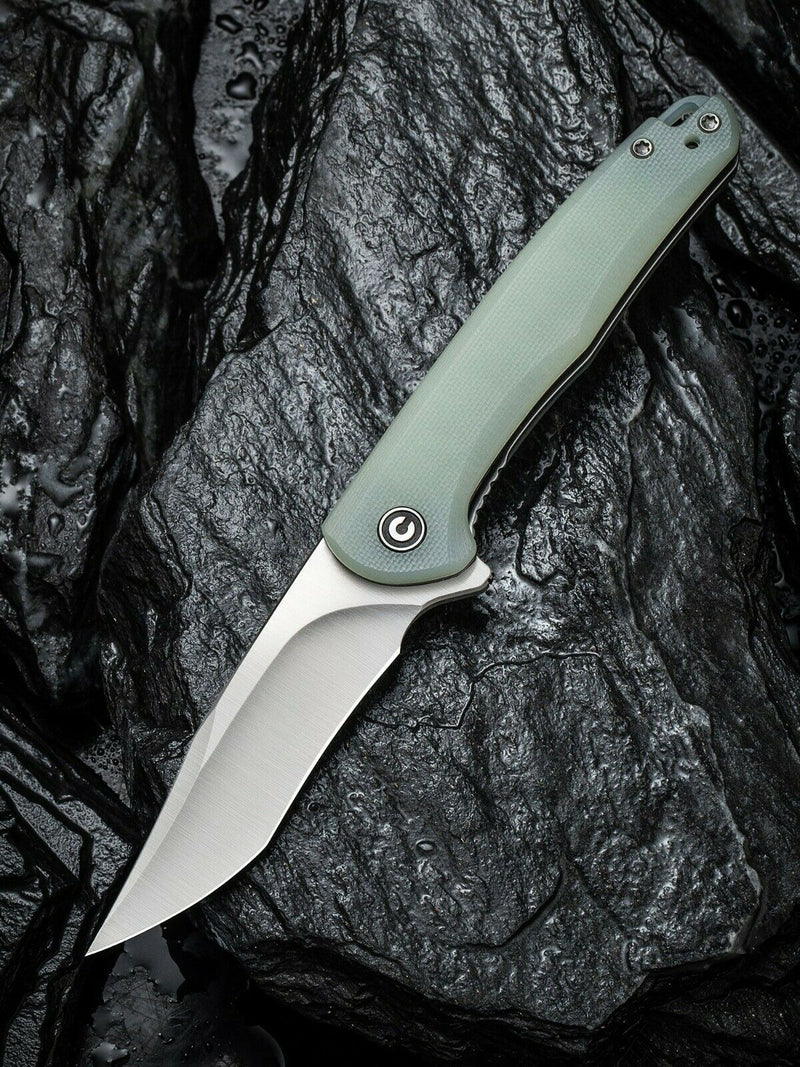 Civivi Mini Sandbar Folding Knife 2.95" Nitro-V Steel Blade Jade G10 Handle C200112 -Civivi - Survivor Hand Precision Knives & Outdoor Gear Store