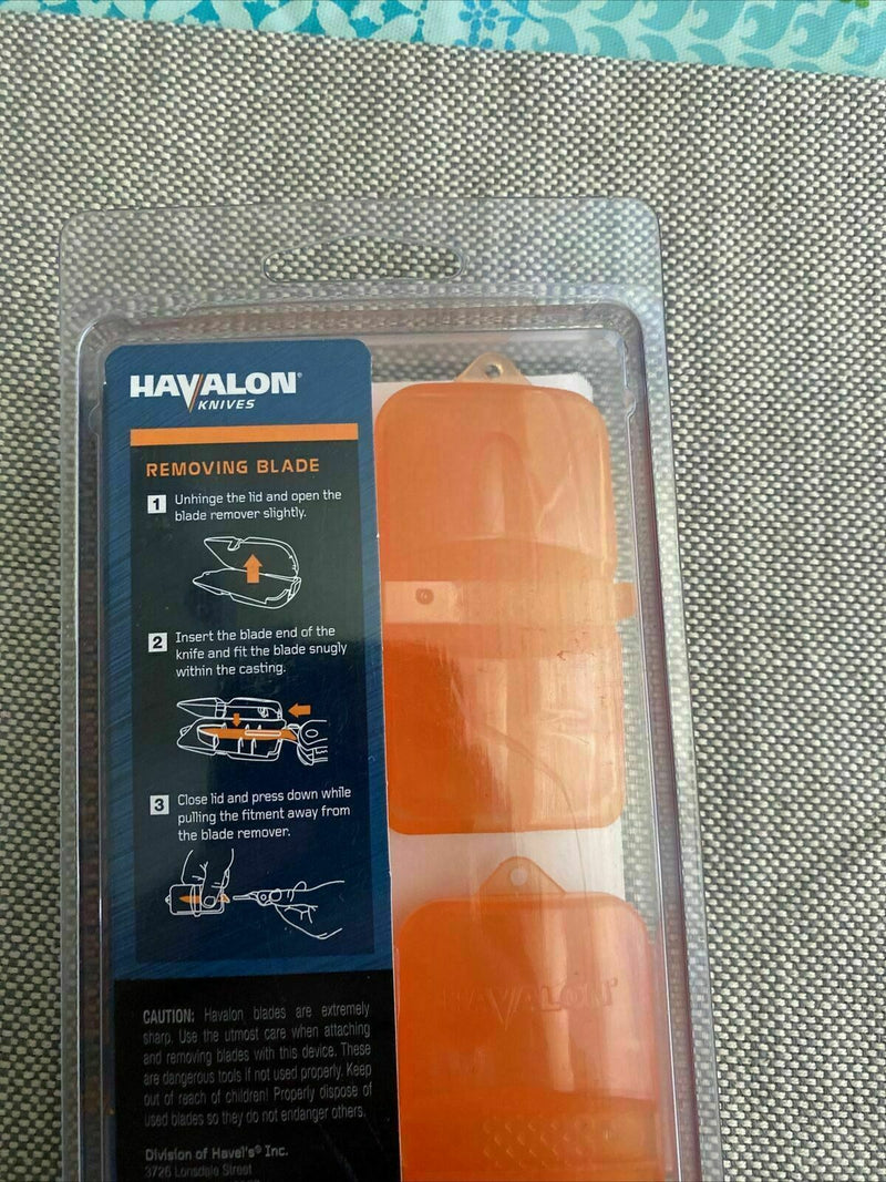 Havalon Quik Change Set Of Four Orange Construction Plastic Blade Removers BRC4P -Havalon - Survivor Hand Precision Knives & Outdoor Gear Store