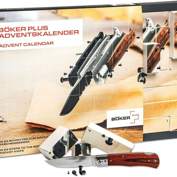 Boker Plus Advent Calendar Includes Detailed Step-By-Step Instructions