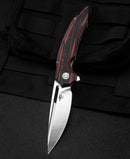 Bestech Knives Ornetta Folding Knife 3.63" N690 Steel Blade Carbon Fiber / G10 Handle L02B -Bestech Knives - Survivor Hand Precision Knives & Outdoor Gear Store