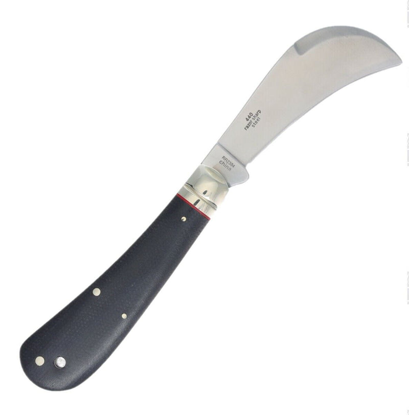 Rough Ryder Highland Folding Knife Stainless Hawkbill Blade Black Micarta Handle 2384 -Rough Ryder - Survivor Hand Precision Knives & Outdoor Gear Store