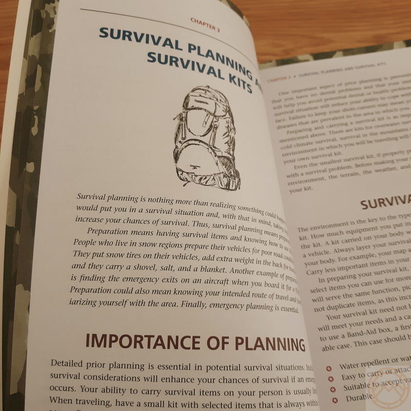 U.S. Army Survival Manual Book Outdoor Enthusiasts Pictures / Illustrations 428 Pages 431 -Books - Survivor Hand Precision Knives & Outdoor Gear Store