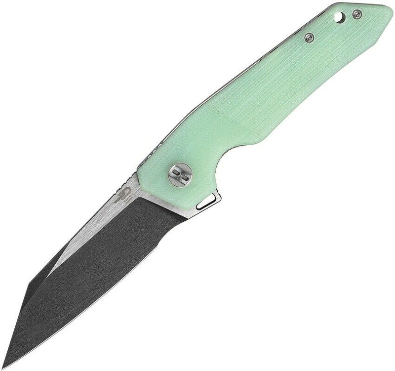 Bestech Knives Barracuda Folding Knife 3.5" D2 Tool Steel Blade Jade G10 Handle G15D2 -Bestech Knives - Survivor Hand Precision Knives & Outdoor Gear Store