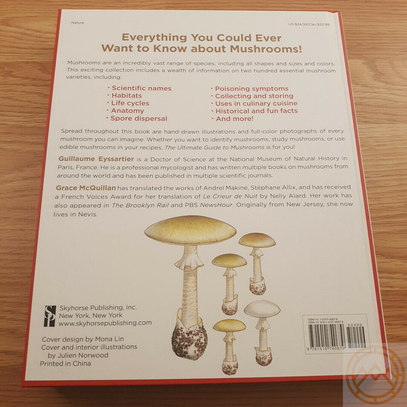 Ultimate Guide To Mushrooms Book With Quick Easy Recipes Identifying 200+ Species 423 -Books - Survivor Hand Precision Knives & Outdoor Gear Store