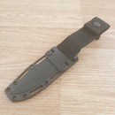 Cold Steel SRK Compact Fixed Knife 5" Black Tuff-Ex Coated SK5 Carbon Steel Clip Point Blade OD Green Kray-Ex Handle 49LCKDODBK -Cold Steel - Survivor Hand Precision Knives & Outdoor Gear Store