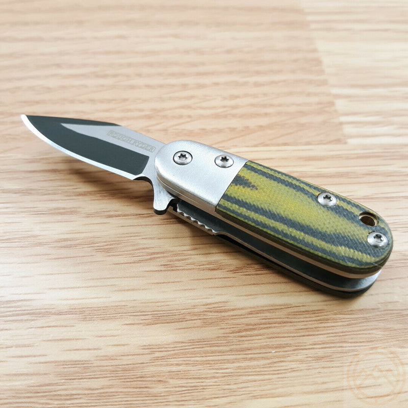 Rough Ryder Baby Bee Folding Knife 1.5" Stainless Steel Blade Black/Yellow G-10 Handle 2508 -Rough Ryder - Survivor Hand Precision Knives & Outdoor Gear Store