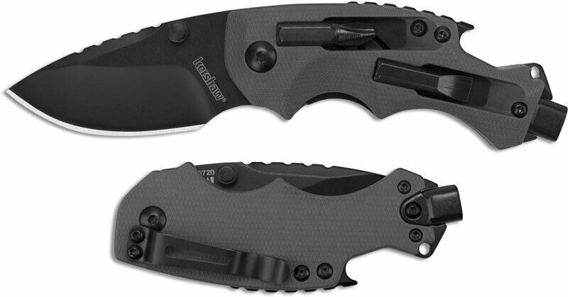 Kershaw Shuffle DIY Folding Knife 2.25" 8Cr13MoV Steel Blade Gray GRN Handle 8720X -Kershaw - Survivor Hand Precision Knives & Outdoor Gear Store