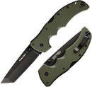 Cold Steel Recon 1 Lock Folding Knife 4" Black DLC Coated S35VN Steel Tanto Blade OD Green G10 Handle 27BTODBK -Cold Steel - Survivor Hand Precision Knives & Outdoor Gear Store