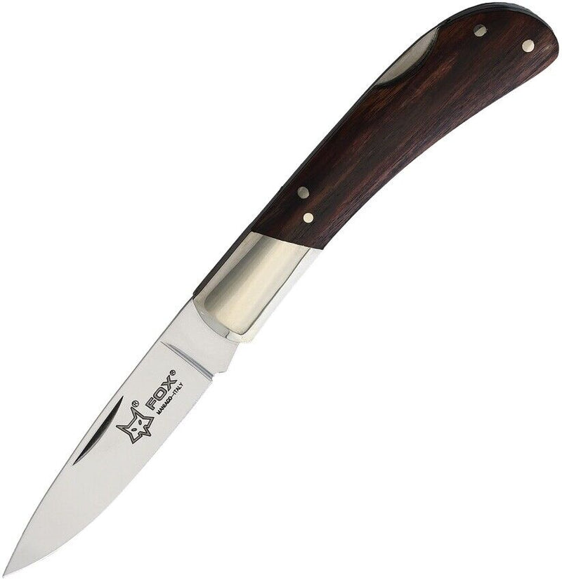 Fox Win Collection Folding Knife 2.75" Stainless Steel Blade Brown Wood Handle 5841 -Fox - Survivor Hand Precision Knives & Outdoor Gear Store