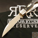 Rough Ryder Reserve Easy Open Tear Pocket Knife D2 Tool Steel Blades Wood Handle R010 -Rough Ryder Reserve - Survivor Hand Precision Knives & Outdoor Gear Store