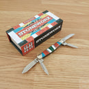 Rough Ryder Congress Pocket Knife Stainless Steel Blades Turquoise/MOP/Stone Handle 2405 -Rough Ryder - Survivor Hand Precision Knives & Outdoor Gear Store