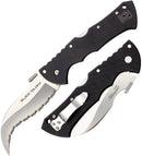 Cold Steel Black Talon II Lockback Folding Knife 4" Satin S35VN Steel Blade G10 Handle 22BS -Cold Steel - Survivor Hand Precision Knives & Outdoor Gear Store