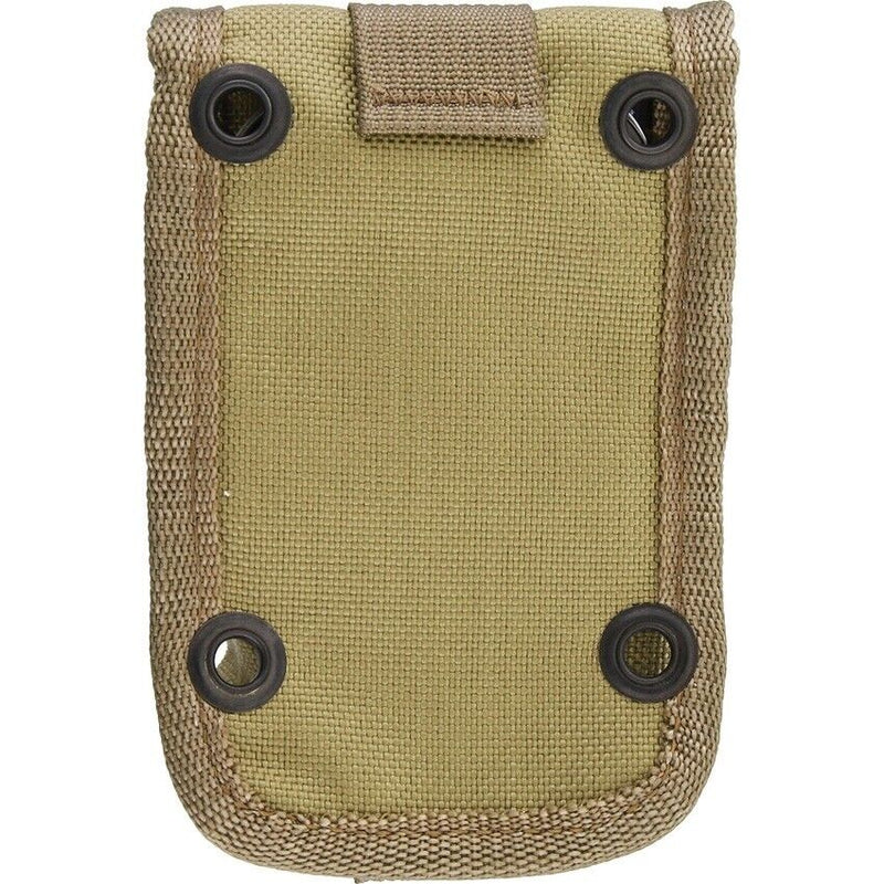 ESEE Accessory Pouch Khaki With Mounting Hardware Bolts To RC5 / RC6 Hard Sheath Nylon Construction 52POUCHK -ESEE - Survivor Hand Precision Knives & Outdoor Gear Store