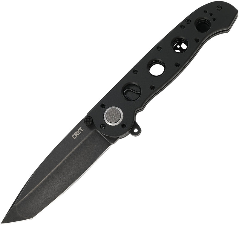 CRKT M16 Deadbolt Folding Knife 3.88" D2 Tool Steel Blade Black Aluminum Handle 04DB -CRKT - Survivor Hand Precision Knives & Outdoor Gear Store