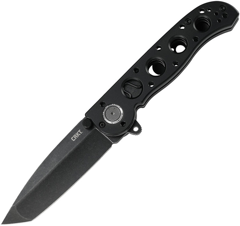 CRKT M16 Deadbolt Lock Folding Knife 3" D2 Tool Steel Blade Black Aluminum Handle 02DB -CRKT - Survivor Hand Precision Knives & Outdoor Gear Store