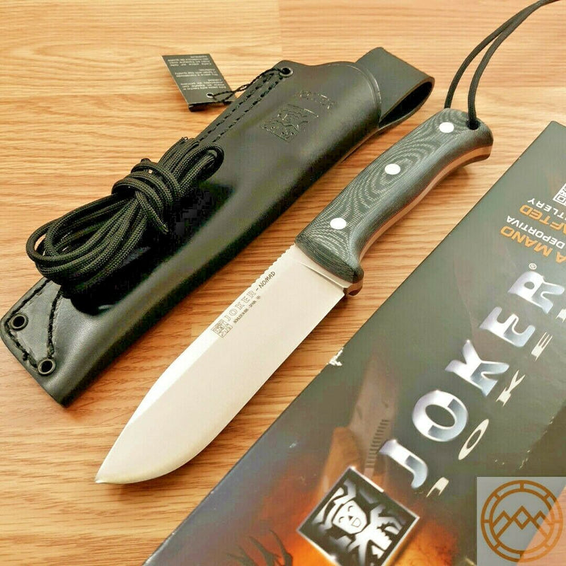 Joker Nomad Fixed Knife 5" Bohler N695 Steel Full Blade Black Micarta Handle CM125 -Joker - Survivor Hand Precision Knives & Outdoor Gear Store