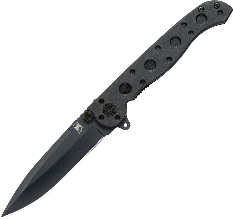 CRKT M16 Folding Knife 3.125" AUS-8 Steel Spear Point Blade Black Zytel Handle 01KZ -CRKT - Survivor Hand Precision Knives & Outdoor Gear Store