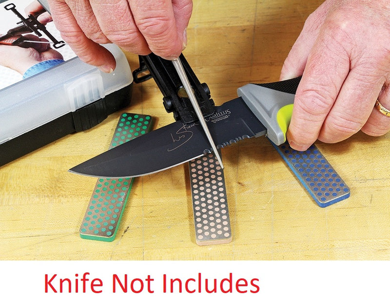 DMT Aligner Pro Kit Includes Interchangeable Stone Holder Blade Guide Diamond Whetstones APK -DMT - Survivor Hand Precision Knives & Outdoor Gear Store