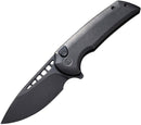 We Knife Co Mini Malice Button Lock Folding Knife 3" CPM-20CV Steel Blade Black Titanium Handle 054BL1 -We Knife Co - Survivor Hand Precision Knives & Outdoor Gear Store