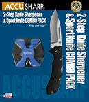AccuSharp SharpNEasy Lockback Folding Knife 3.25" Stainless Steel Blade G10 Handle 722C -AccuSharp - Survivor Hand Precision Knives & Outdoor Gear Store