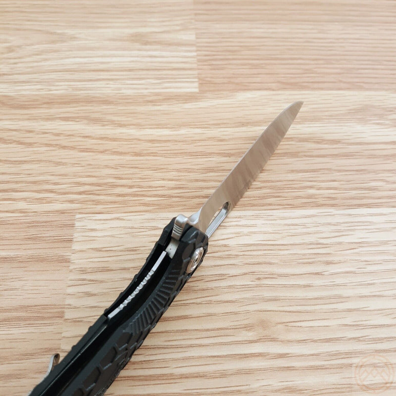 Honey Badger Knives Medium Folding 3.13" D2 Tool Steel Drop Blade GRN Handle 1016 -Honey Badger Knives - Survivor Hand Precision Knives & Outdoor Gear Store