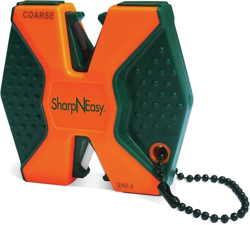 AccuSharp Sharp-n-Easy Sharpener Orange Rubberized Grip Pre-Angled Coarse Fine 336C -AccuSharp - Survivor Hand Precision Knives & Outdoor Gear Store