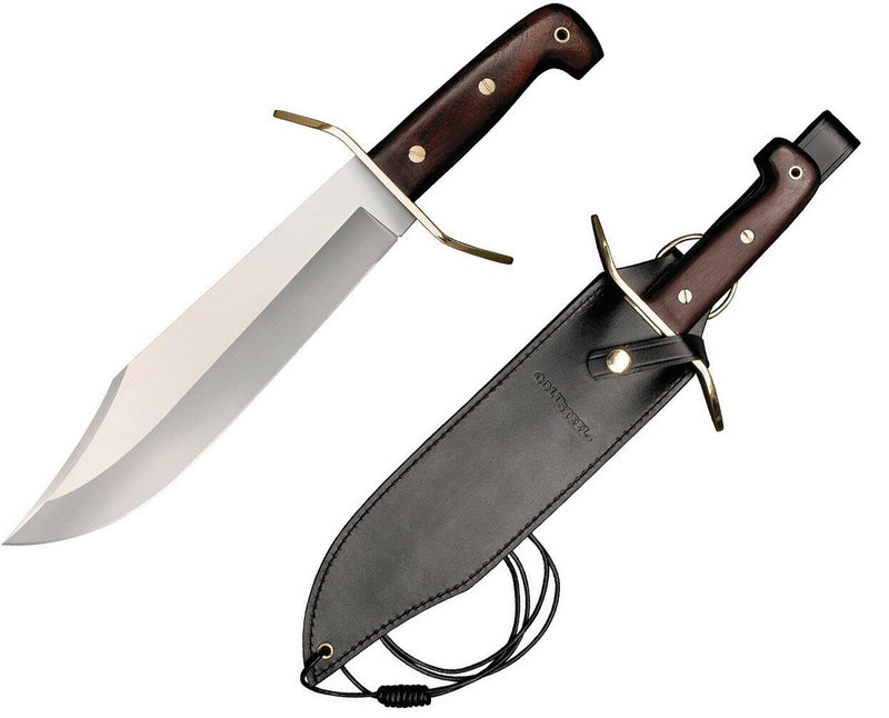 Cold Steel Wild West Bowie Fixed Knife 10.75" 1095HC Steel Blade Rosewood Handle 81B -Cold Steel - Survivor Hand Precision Knives & Outdoor Gear Store