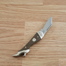 Rough Ryder Leg Pocket Knife 440 Steel Clip Blade Brown Burlap Micarta Handle 2335 -Rough Ryder - Survivor Hand Precision Knives & Outdoor Gear Store