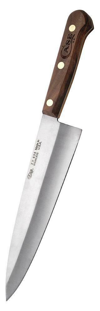 Case XX Household Chef's Knife 8" Stainless Full Tang Blade Solid Walnut Handle 07316 -Case Cutlery - Survivor Hand Precision Knives & Outdoor Gear Store