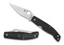 Spyderco Pattadese Linerlock Folding Knife 3.13" M390 Steel Blade Black G10 Handle 257GP -Spyderco - Survivor Hand Precision Knives & Outdoor Gear Store