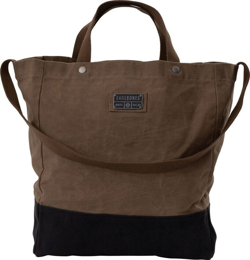 Barebones Living Neelum Tote Bag Spacious Waxed-Canvas Groceries / Organize Car RE719 -Barebones Living - Survivor Hand Precision Knives & Outdoor Gear Store