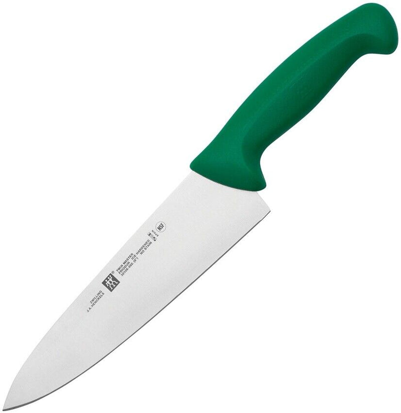 Henckels Zwilling Twin Master Kitchen Chef's Knife 8" Stainless Steel Blade Green Plastic Handle 32108202 -Henckels Zwilling - Survivor Hand Precision Knives & Outdoor Gear Store