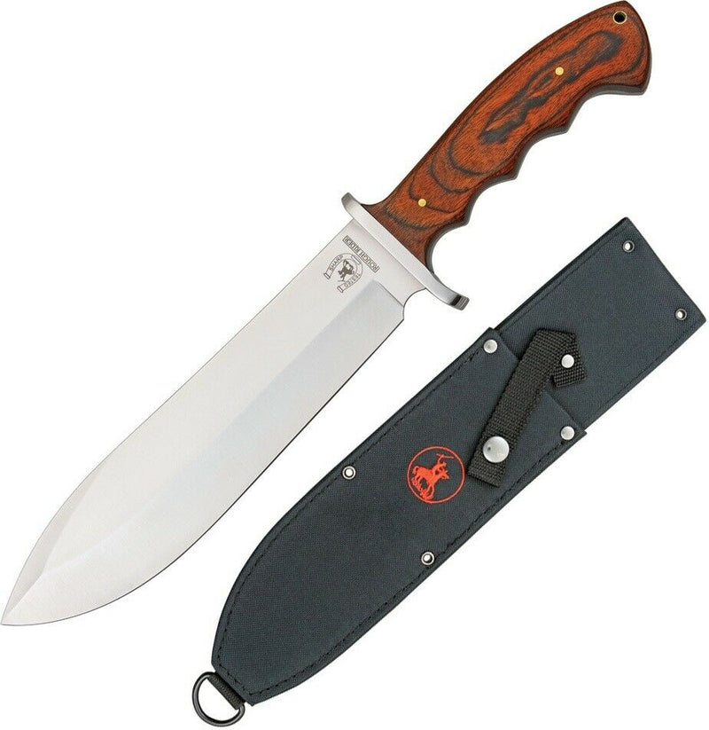 Rough Ryder Bowie Fixed Knife 8.5" Stainless Steel Blade Brown Wood Handle 1022 -Rough Ryder - Survivor Hand Precision Knives & Outdoor Gear Store