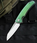 Bestech Knives TEXEL Folding Knife 3.25" D2 Tool Steel Blade Jade G10 Handle G21B2 -Bestech Knives - Survivor Hand Precision Knives & Outdoor Gear Store