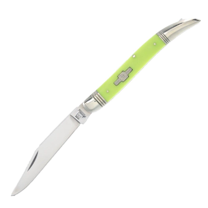 Rough Ryder Large Toothpick Folding Knife 4" 440 Steel Blade Green Synthetic Handle 2496 -Rough Ryder - Survivor Hand Precision Knives & Outdoor Gear Store