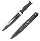 United Cutlery M48 Highland Dirk Fixed Knife 9.5" 2Cr13 Steel Blade Black TPR Handle 3257 -United Cutlery - Survivor Hand Precision Knives & Outdoor Gear Store