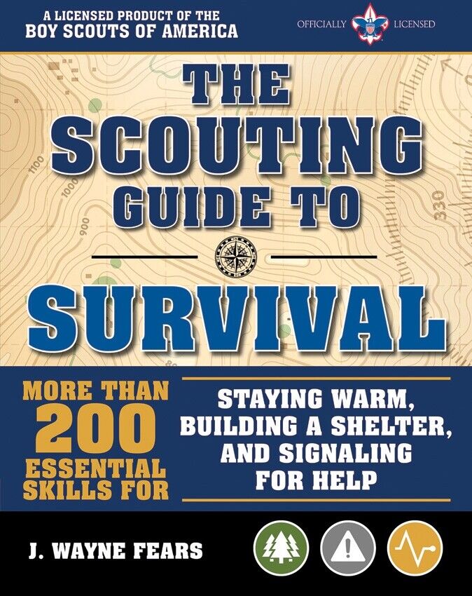 Books Scouting Guide Book Survival Shelter Building Purify Water Edible Plants 399 -Books - Survivor Hand Precision Knives & Outdoor Gear Store