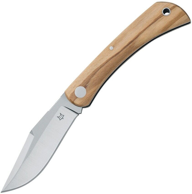 Fox Libar Slip Joint Folding Knife 2.88" Bohler M390 Steel Blade Olive Wood Handle 582OL -Fox - Survivor Hand Precision Knives & Outdoor Gear Store