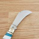 Rough Ryder Hawkbill Folding Knife 440B Steel Blade Stone/Abalone/MOP/Malachite And Turquoise 2406 -Rough Ryder - Survivor Hand Precision Knives & Outdoor Gear Store