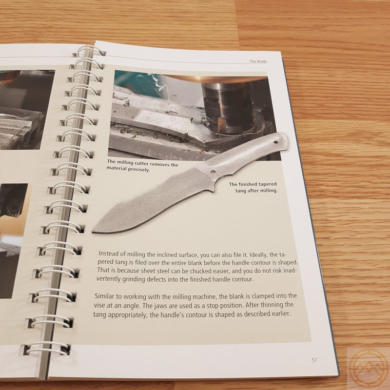 Making Full Tang Knives Book For Fixed-Blade Step-By-Step Spiral-Bound Paperback 446 -Books - Survivor Hand Precision Knives & Outdoor Gear Store