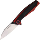 Rough Ryder Linerlock A/O Folding Knife 3.5" Stainless Steel Blade Black/Red G10 Handle 2534 -Rough Ryder - Survivor Hand Precision Knives & Outdoor Gear Store