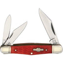 Rough Ryder Whittler Pocket Knife Stainless Steel Blades Red Jigged Bone Handle 282 -Rough Ryder - Survivor Hand Precision Knives & Outdoor Gear Store