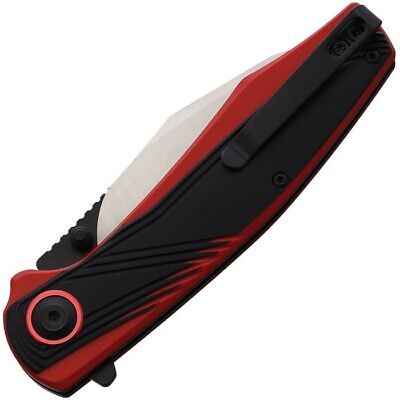 Rough Ryder Linerlock A/O Folding Knife 3.5" Stainless Steel Blade Black/Red G10 Handle 2534 -Rough Ryder - Survivor Hand Precision Knives & Outdoor Gear Store