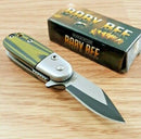 Rough Ryder Baby Bee Folding Knife 1.5" Stainless Steel Blade Black/Yellow G-10 Handle 2508 -Rough Ryder - Survivor Hand Precision Knives & Outdoor Gear Store