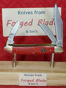 Frost Cutlery Wrangler Pocket Knife Stainless Steel Blades Smoth Bone Handle S797RSB -Frost Cutlery - Survivor Hand Precision Knives & Outdoor Gear Store