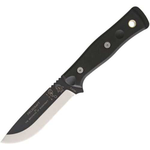 TOPS Fieldcraft BOB Hunter Fixed Knife 4.62" 1095 High Carbon Steel Full Tang Blade Black G10 Handle BROSBLK10 -TOPS - Survivor Hand Precision Knives & Outdoor Gear Store