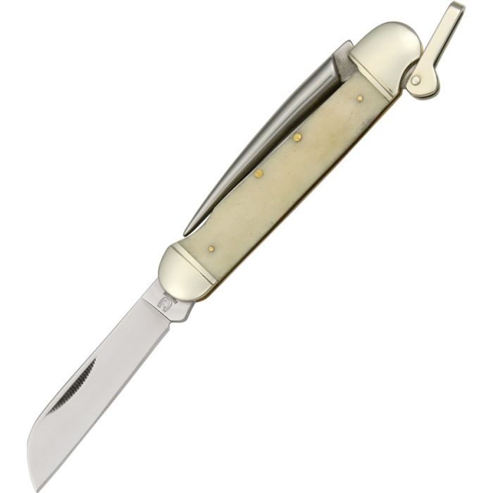 Rough Ryder Marlin Spike Pocket Knife 440 Steel Blades White Smooth Bone Handle R577 -Rough Ryder - Survivor Hand Precision Knives & Outdoor Gear Store