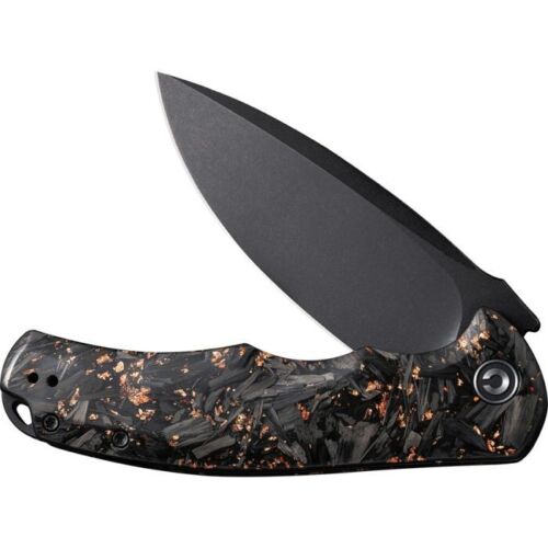 Civivi Praxis Folding Knife 3.75" 9Cr18MoV Steel Extended Tang Blade Shredded Carbon Fiber/Resin Handle C803I -Civivi - Survivor Hand Precision Knives & Outdoor Gear Store