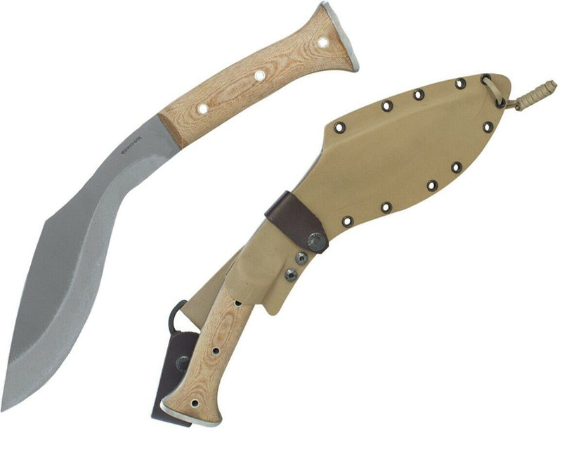 Condor K-Tact Kukri Fixed Knife 9.75" 1075HC Steel Blade Canvas Micarta Handle TK181110 -Condor - Survivor Hand Precision Knives & Outdoor Gear Store