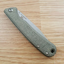 Kershaw Federalist Folding Knife 3.25" CPM-154 Steel Blade Green Canvas Micarta 4320 -Kershaw - Survivor Hand Precision Knives & Outdoor Gear Store